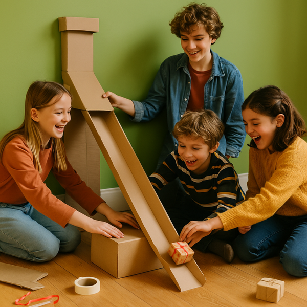 Engineering- pakjes glijbaan