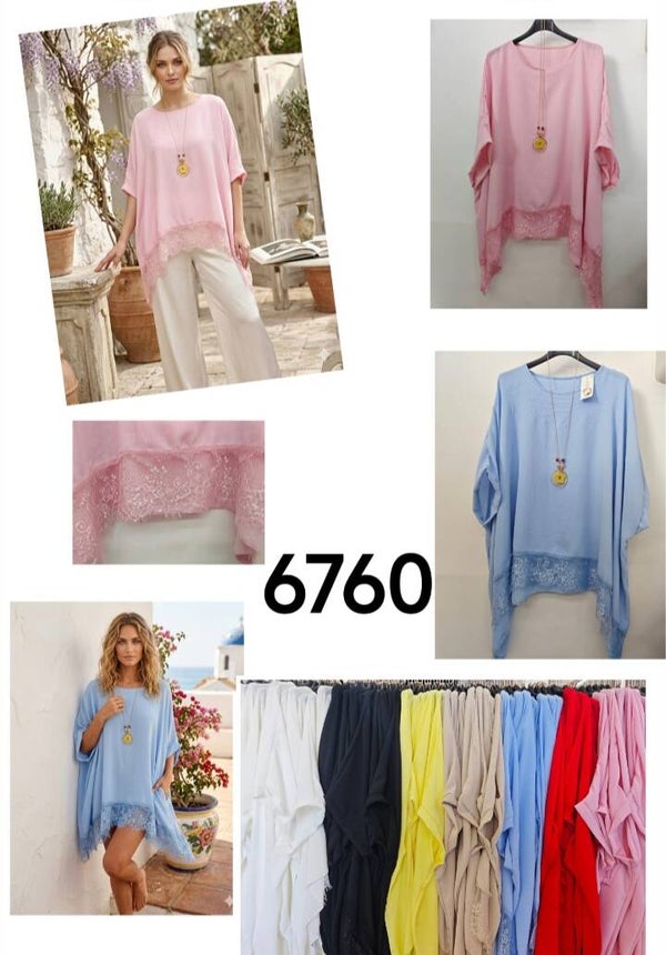 Conjunto blusa y pantalón talla grande