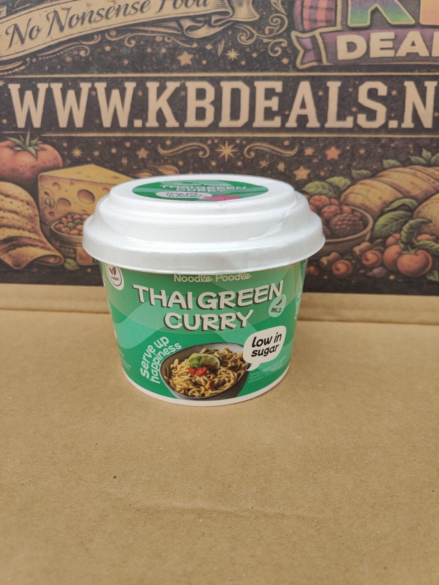 Noodle poodle thai green curry (mild) 250gr