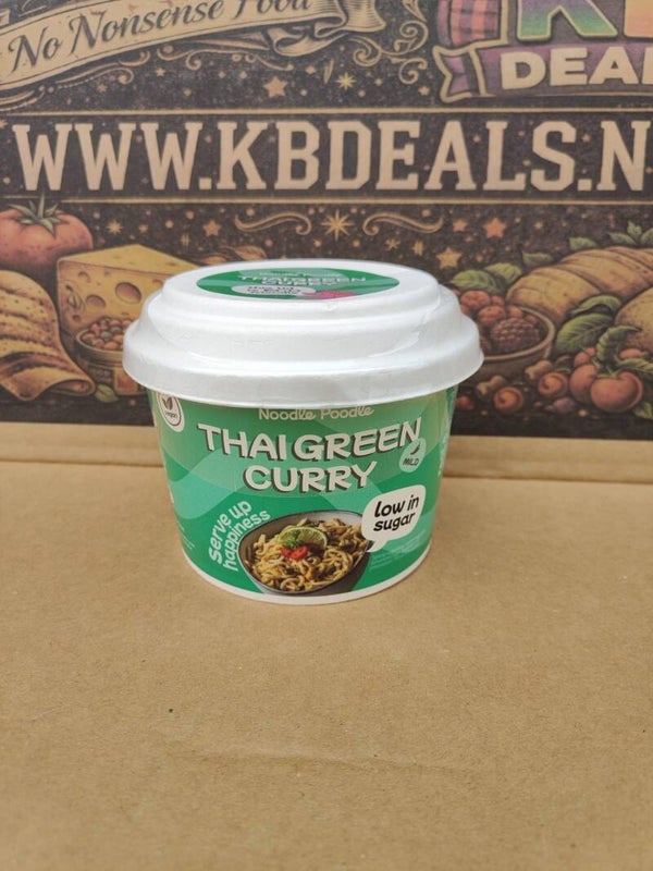 Noodle poodle thai green curry (mild) 250gr