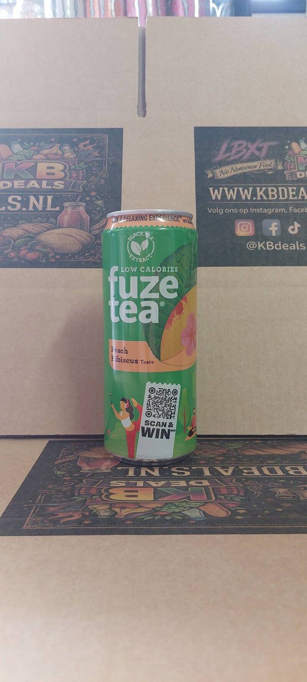 Fuze Tea: peach hibiscus [inclusief statiegeld]