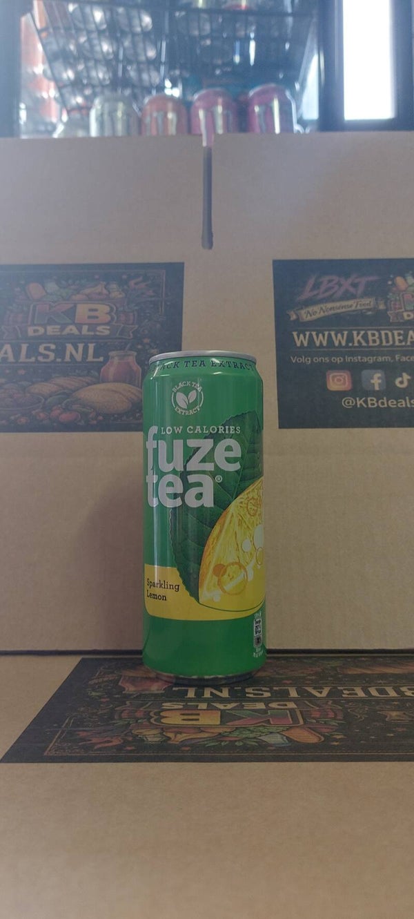 Fuze Tea: sparkling lemon 330ml [inclusief statiegeld]