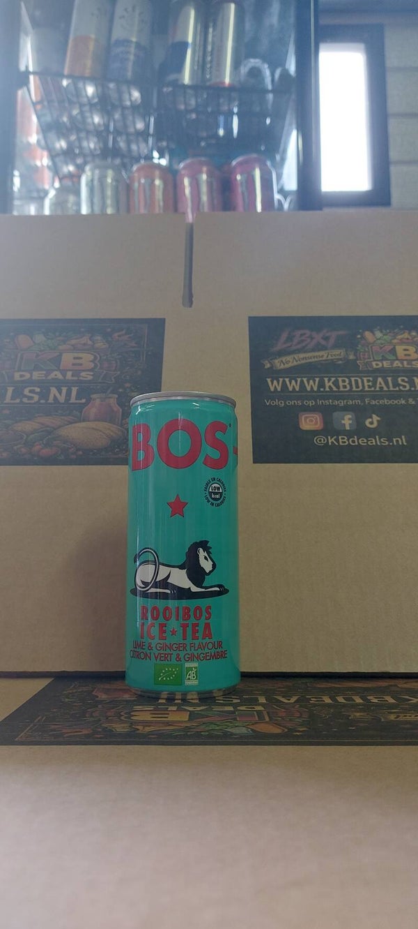 BOS: lime & ginger flavour 250 ml [inclusief statiegeld]
