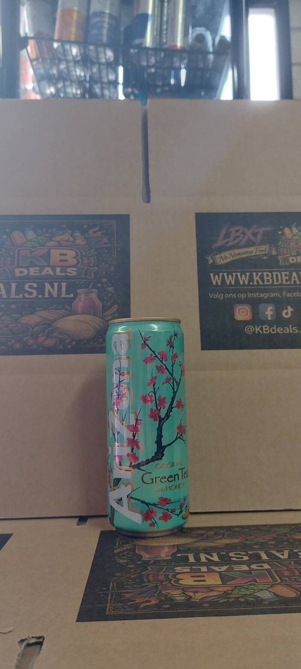 Arizona: green tea honey 330 ml  [inclusief statiegeld]