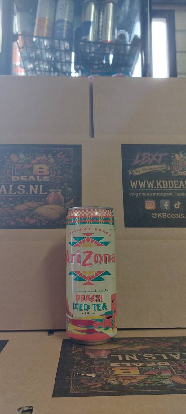 Arizona: peach iced tea 330 ml  [inclusief statiegeld]