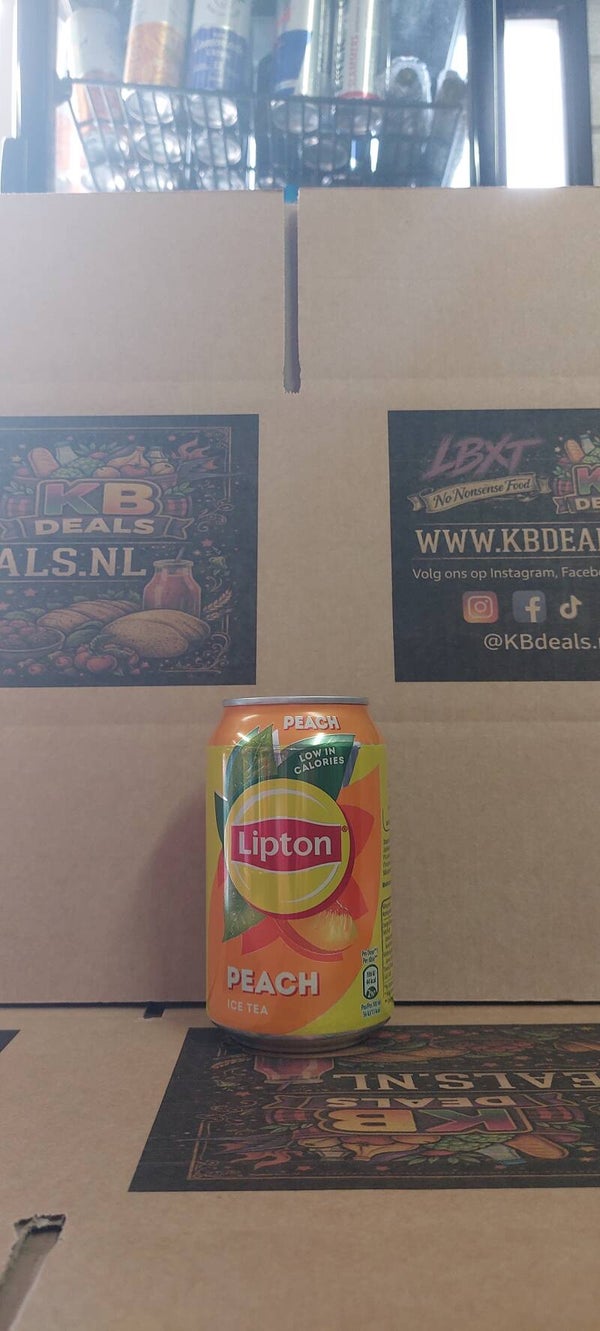 Lipton: peach ice tea 330ml [inclusief statiegeld]