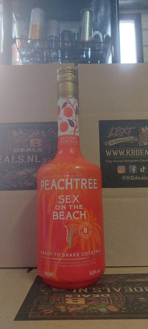 Peachtree Ready to Shake Sex on the Beach Cocktail | 1 Liter Fles (14,5%)