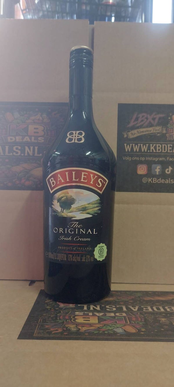 Baileys Original Irish Cream Liqueur | 1 Liter Fles (17%)