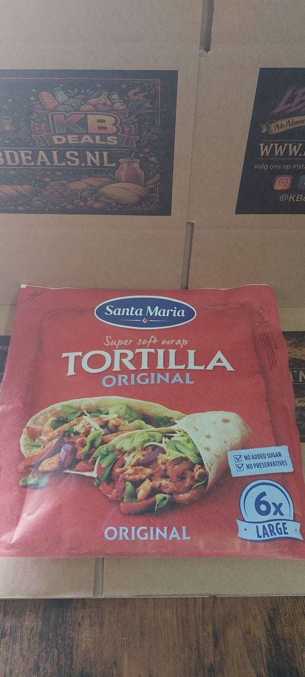 Santa Maria Tortilla Wraps Original – Large 6-pack