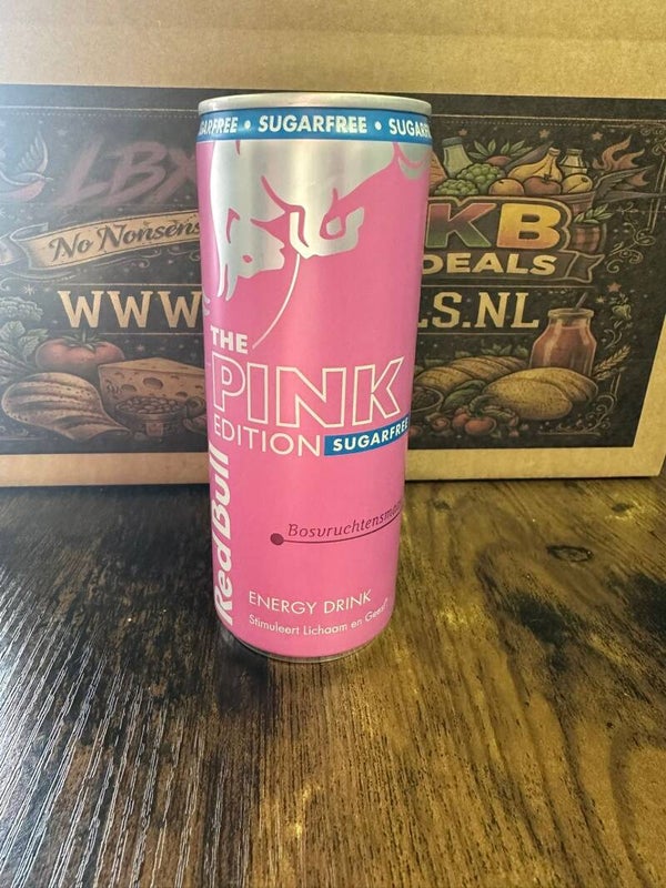 Red Bull: pink bosvruchten 250ml [inclusief statiegeld]