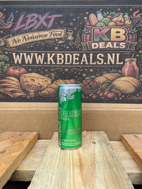 Redbull cactusvrucht green // incl statiegeld