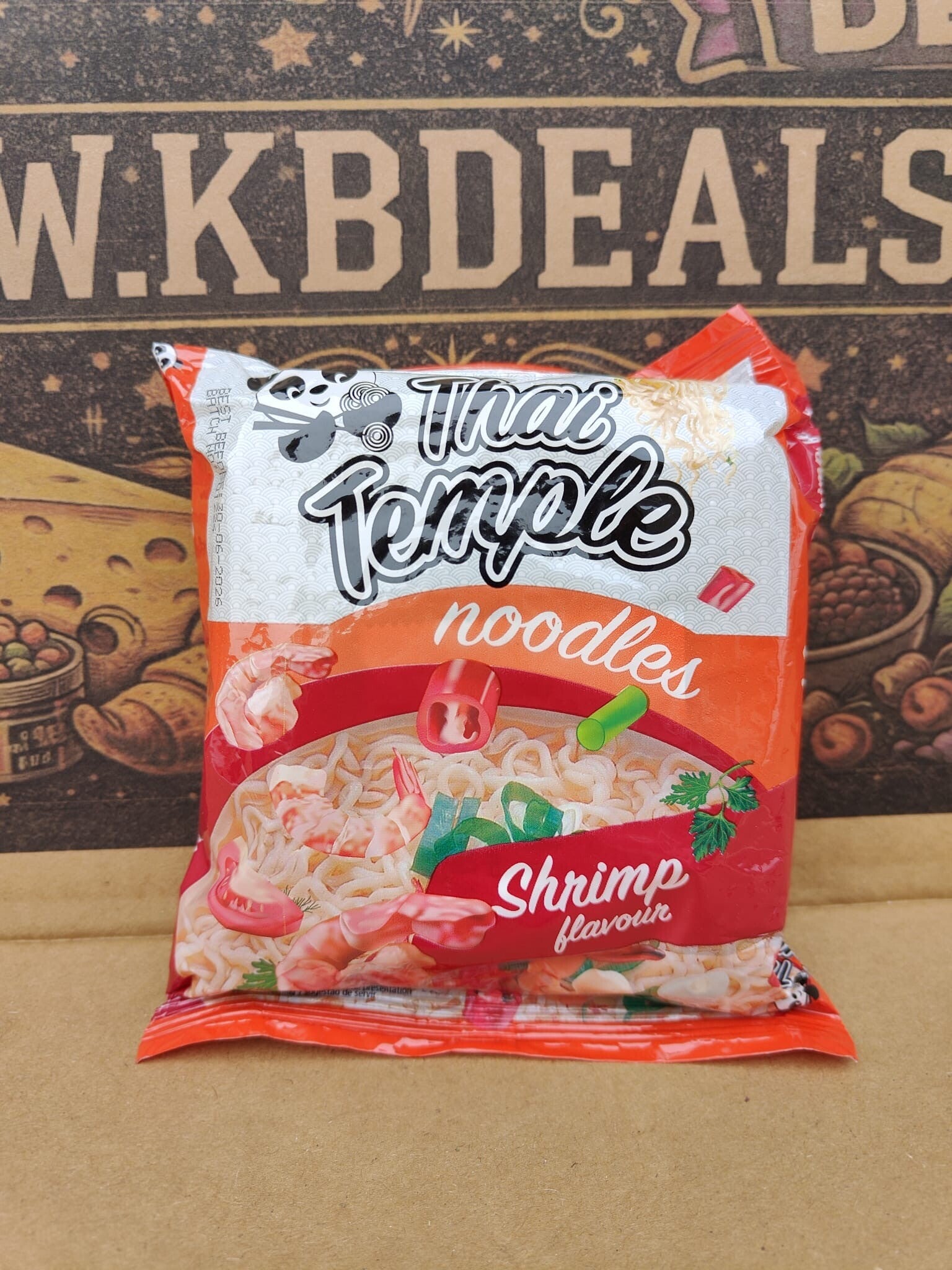 Thai temple noodle shrimp flavor
