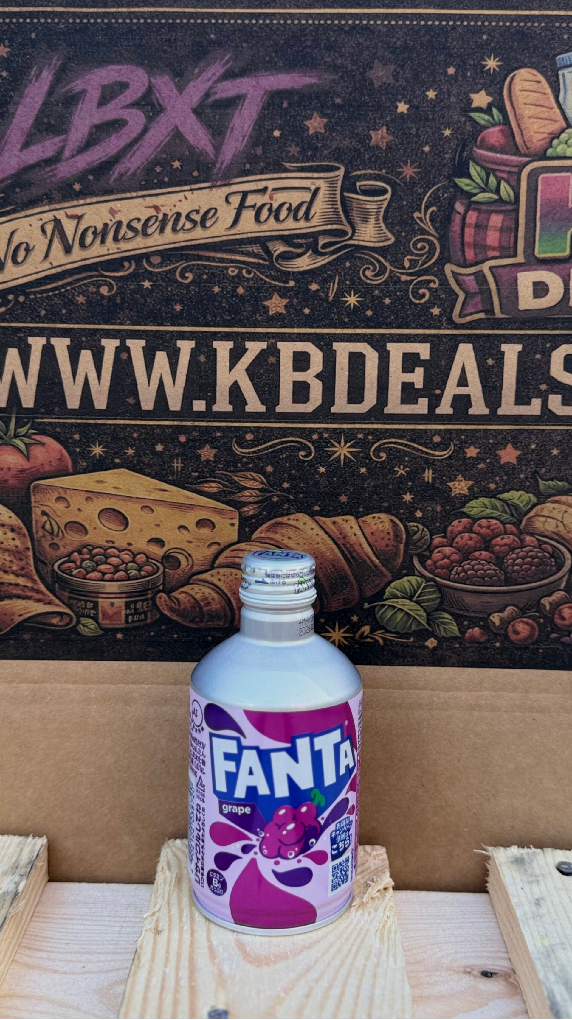 Fanta grape bottle Japans