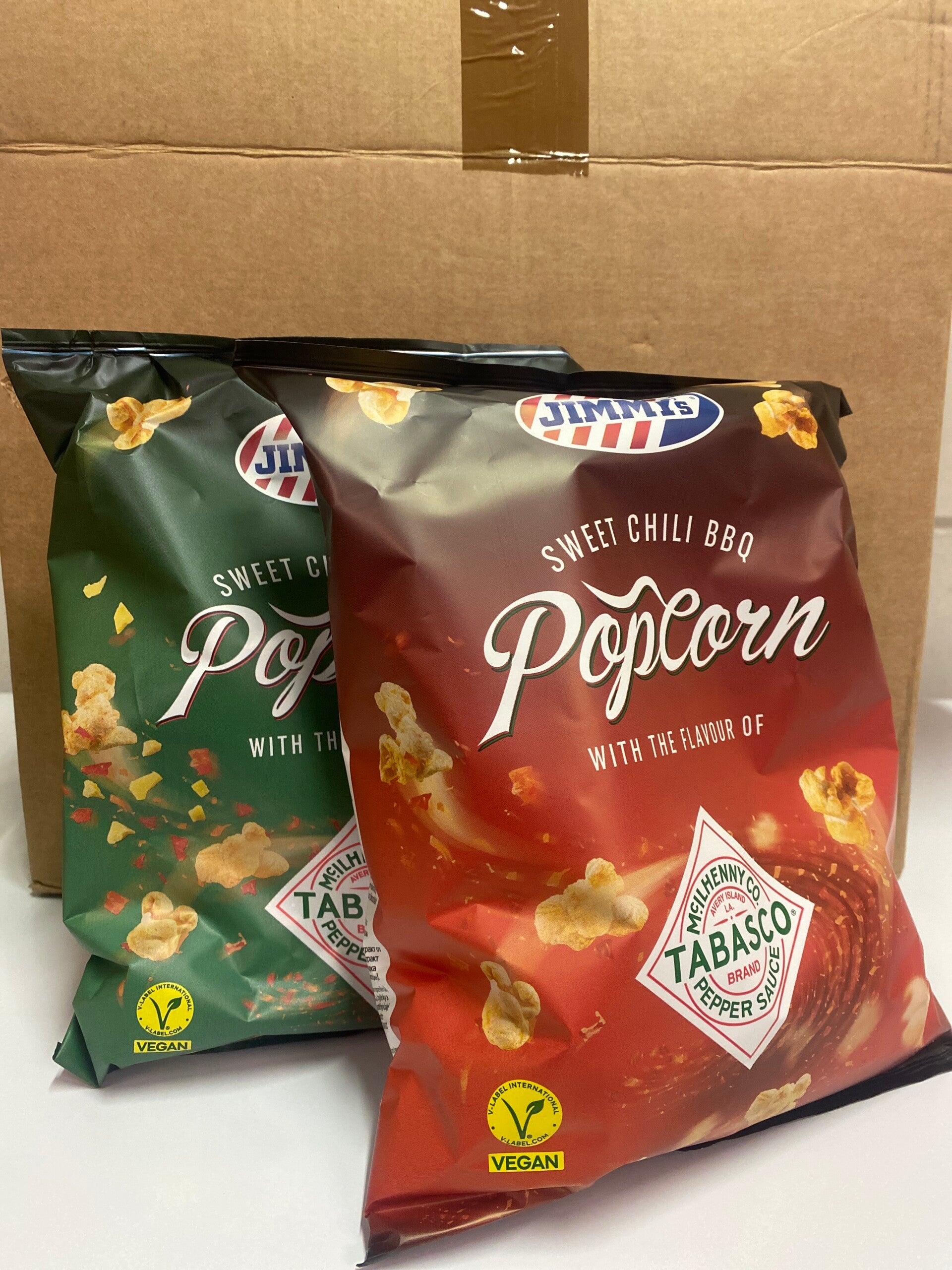 Tabasco popcorn 2 soorten