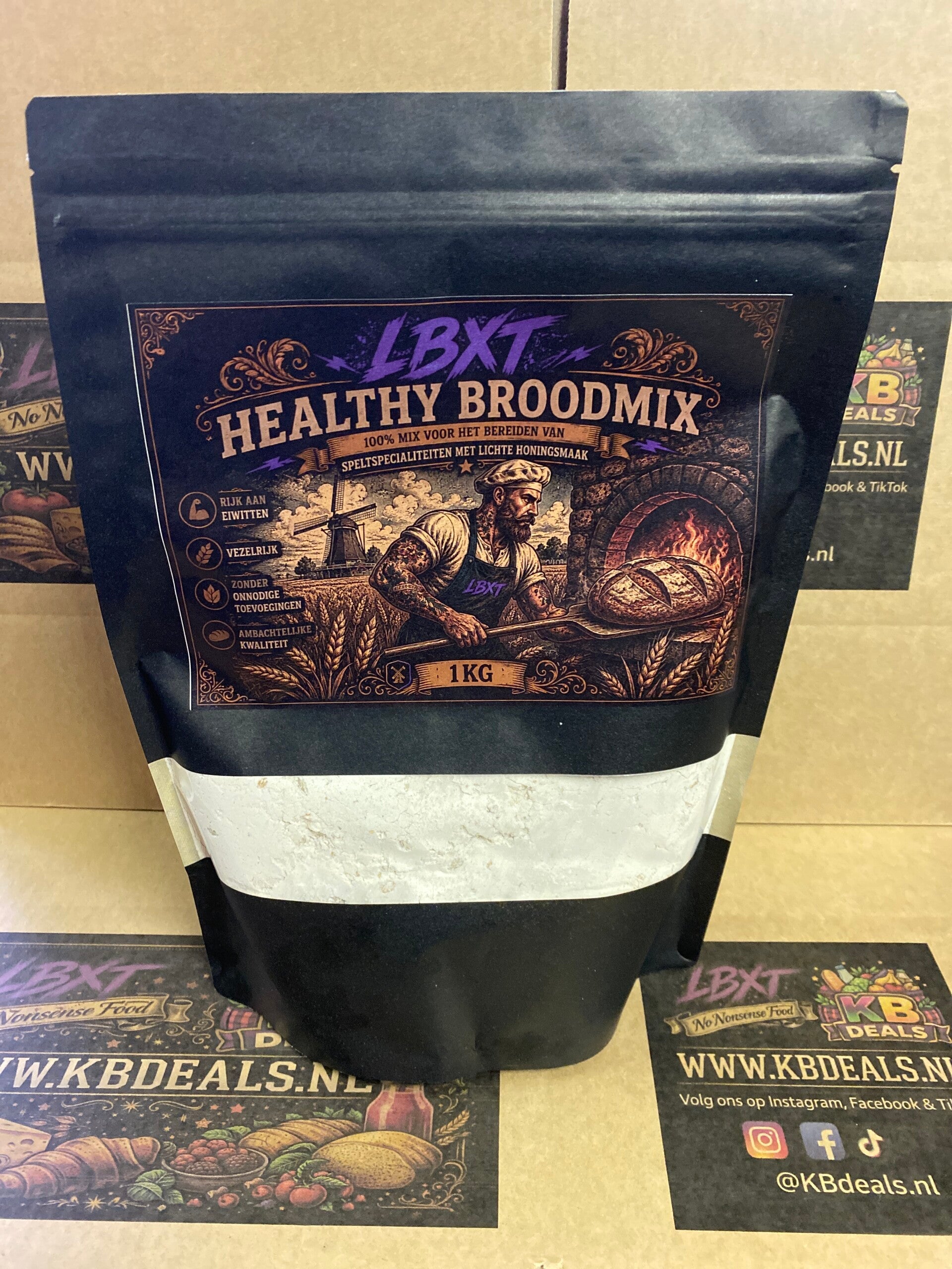 LBXT healthy brood mix // spelt honing  1KG