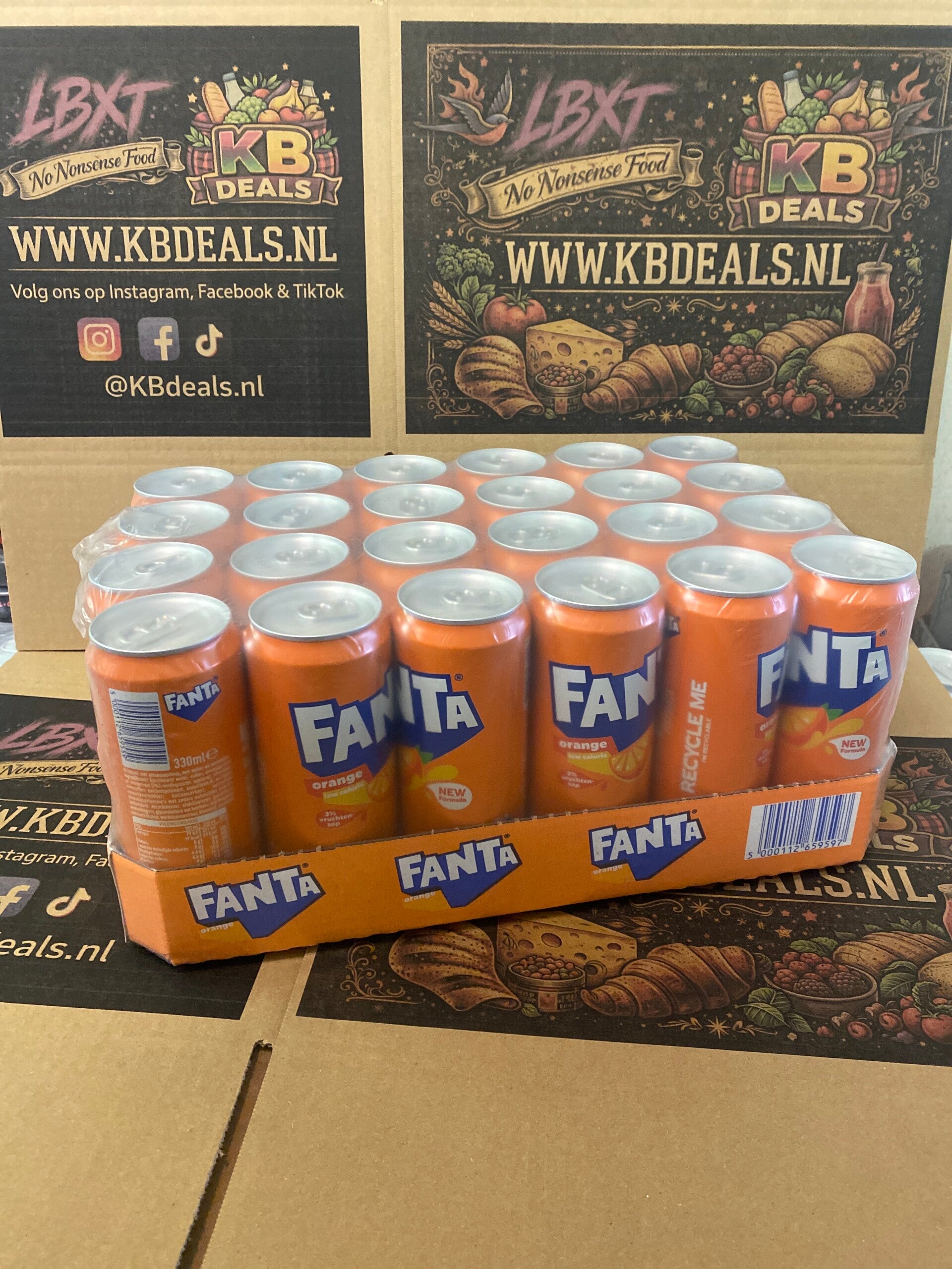 Fanta NL blik/ hele tray incl statiegeld