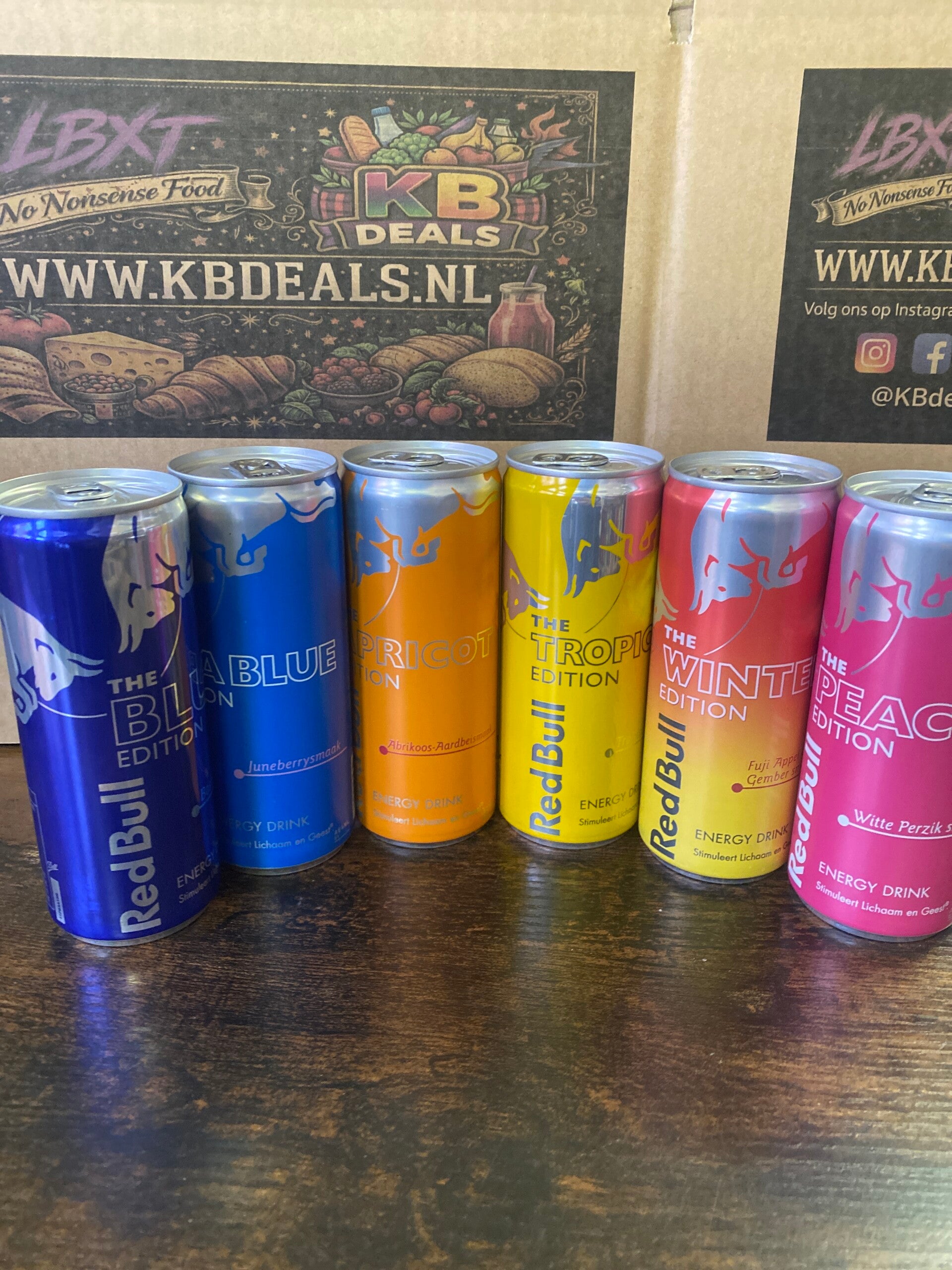 Redbull met smaak // incl statiegeld