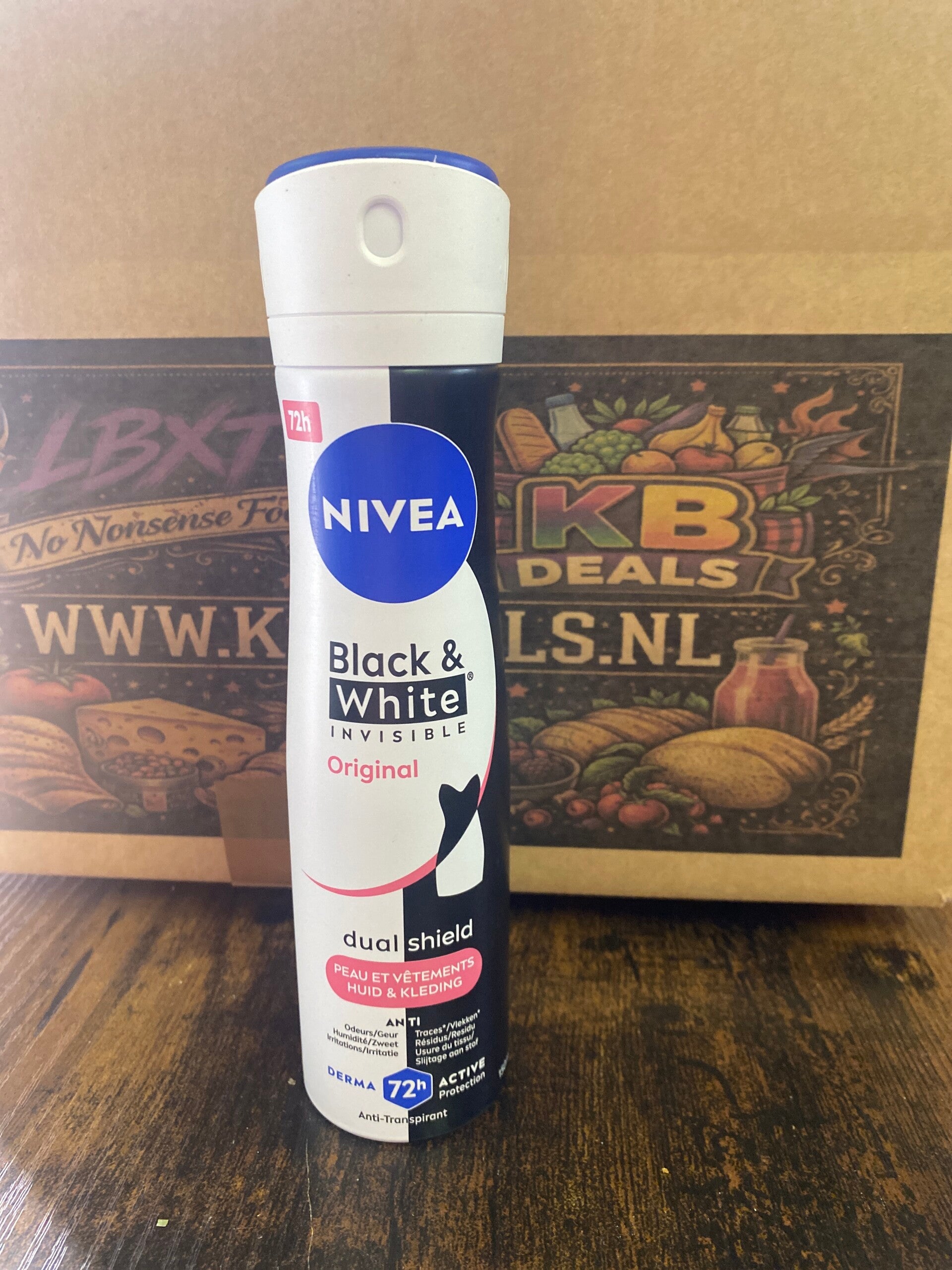 Nivea black en White 72h