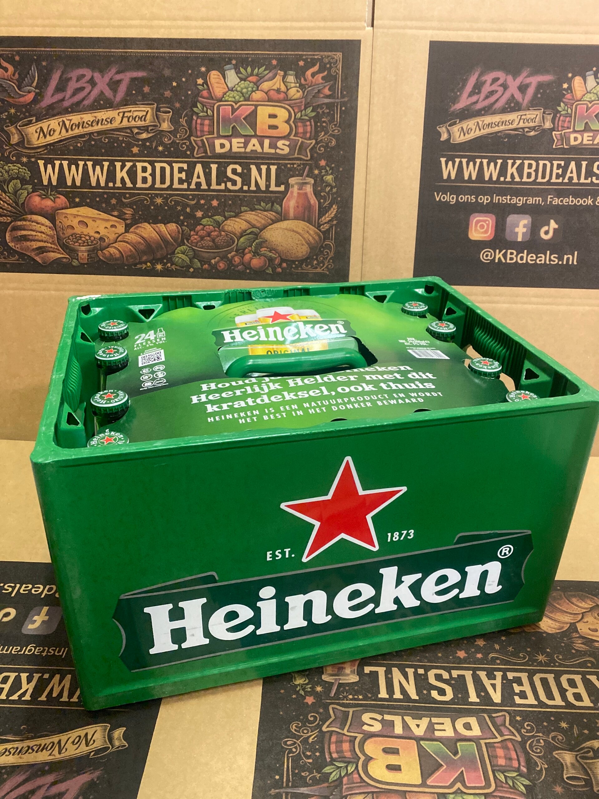 Heineken krat // incl statiegeld