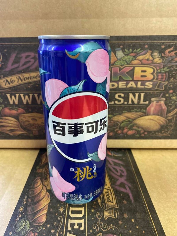 Pepsi White Peach oolong (China import) incl statiegeld