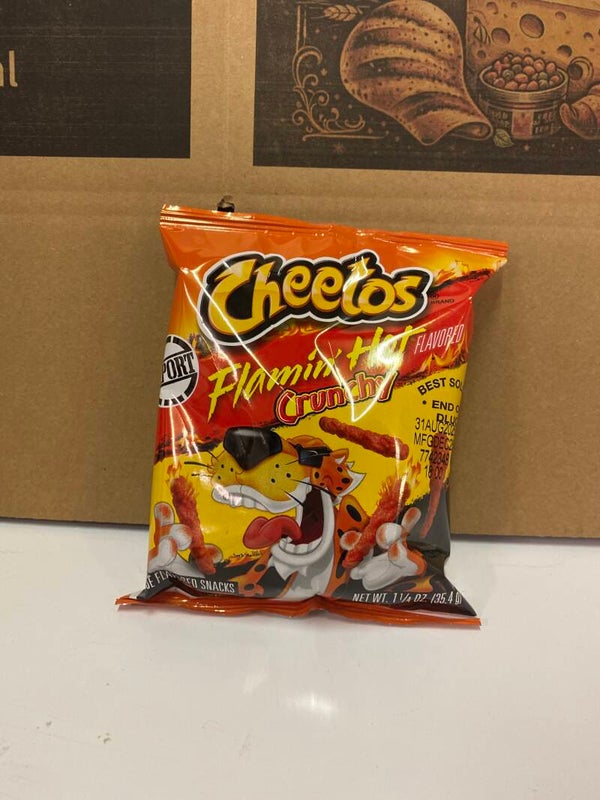 flamin hot cheetos mini export // 34,5 gram