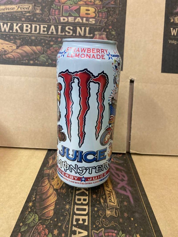 Monster energy JUICED strawberry lemonade LIMITED EDITION