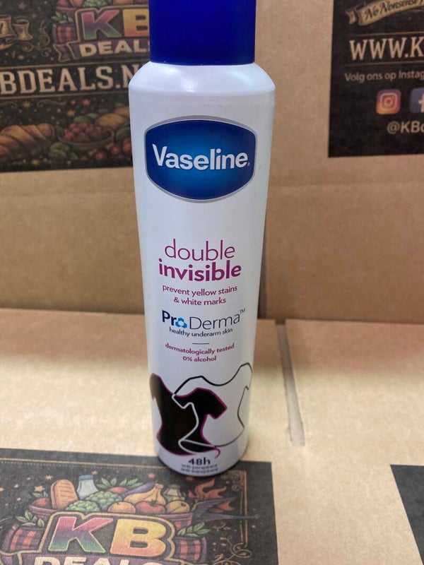 Vaseline double invisible vrouw // anti transperant