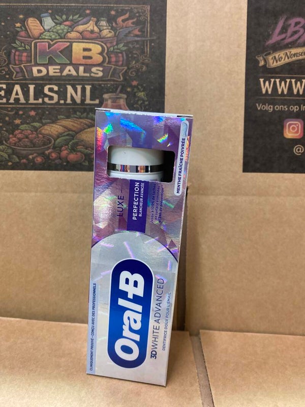 Oral B // 3D White advanced // tandpasta