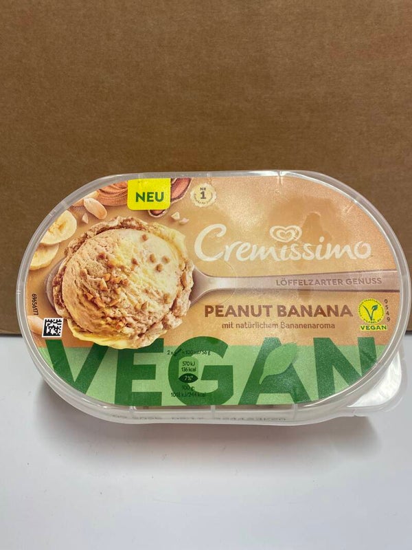 Cremissimo peanut banana // vegan 850ml