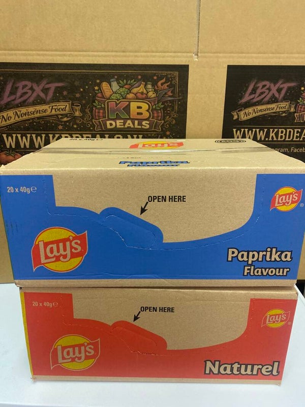 Chips 20 keer 40gr doos