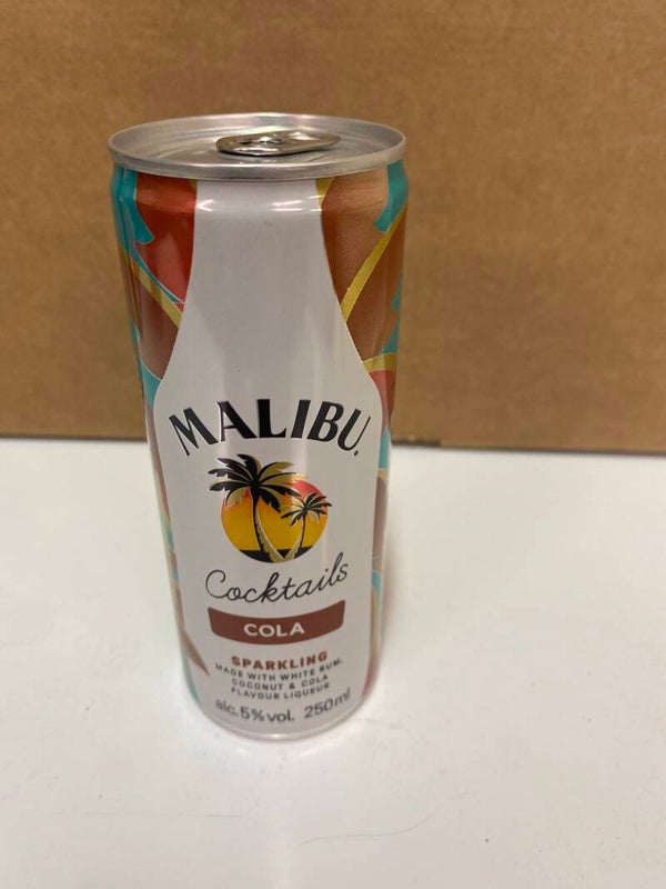 Malibu cola blikje // incl statiegeld