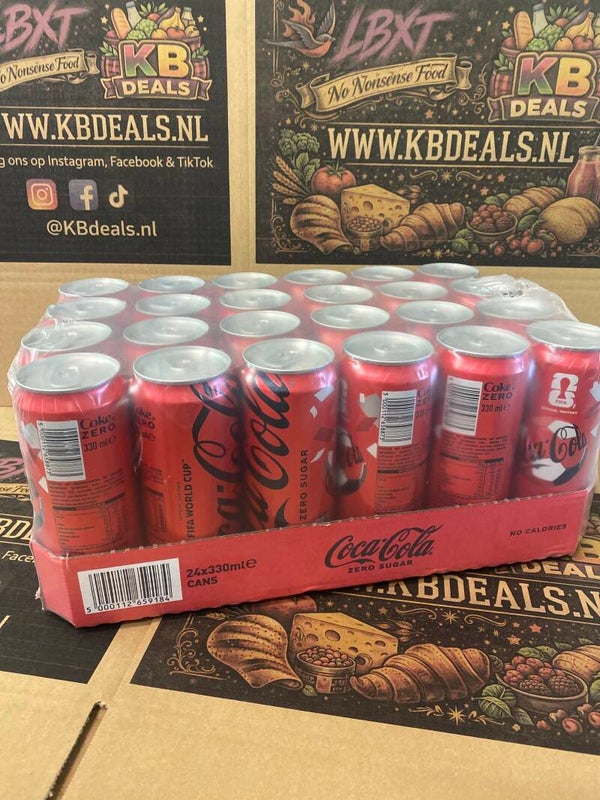 Coca cola zero NL BLIK // incl statiegeld hele tray