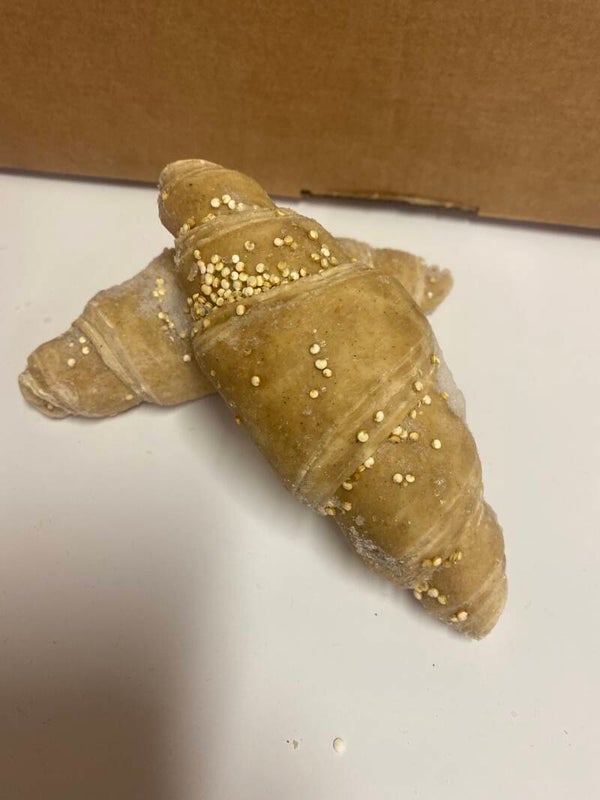 Vegan spelt quinoa croissants 2 stuks