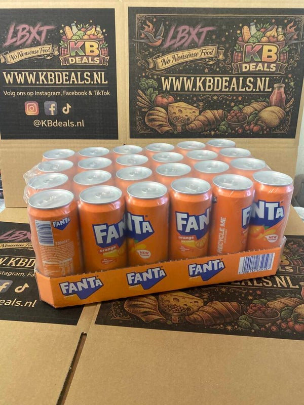 Fanta NL blik/ hele tray incl statiegeld