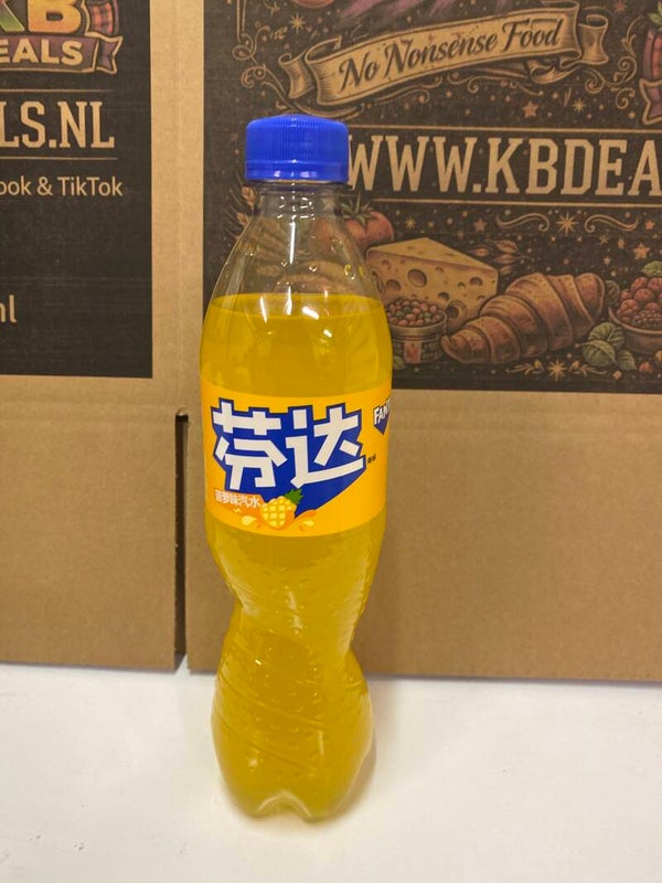 Fanta pineapple import China // incl statiegeld