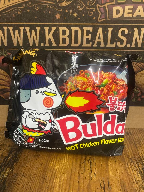 Buldak hot chicken 145gr. Black verpakking