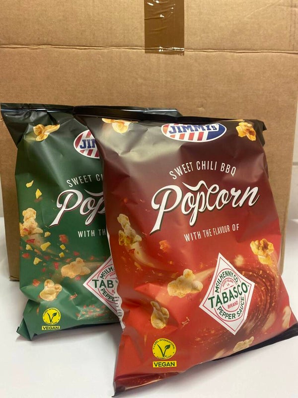 Tabasco popcorn 2 soorten