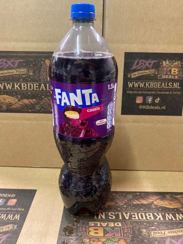 Fanta cassis 1,5 liter // incl statiegeld