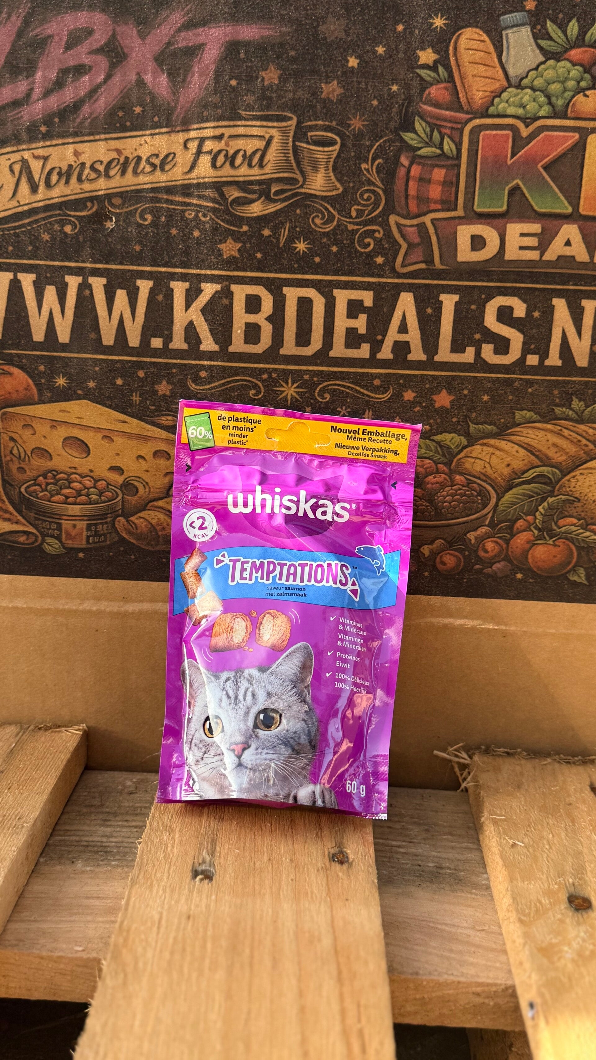Whiskas temptations 60gr