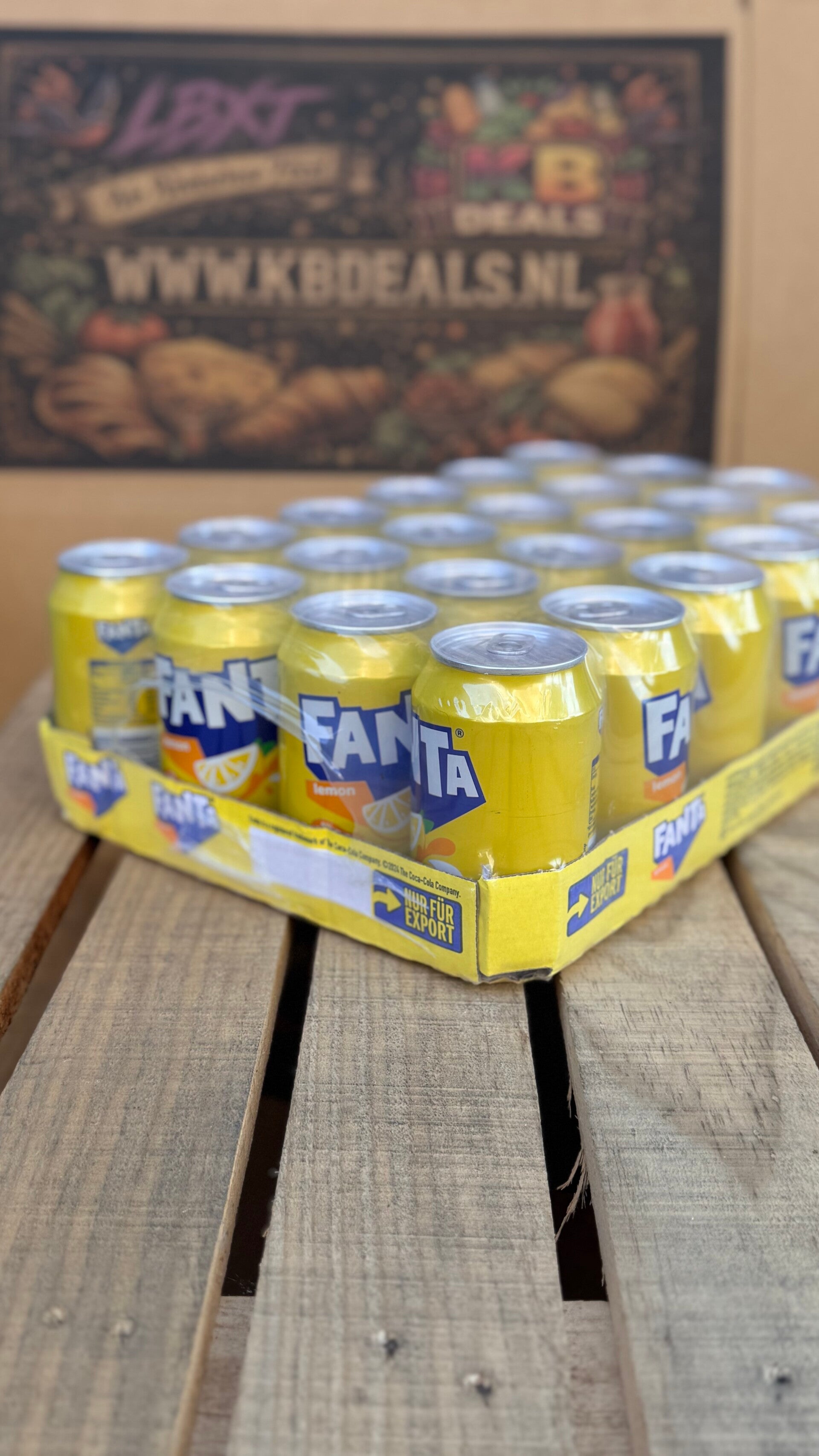 Tray Fanta Lemon
