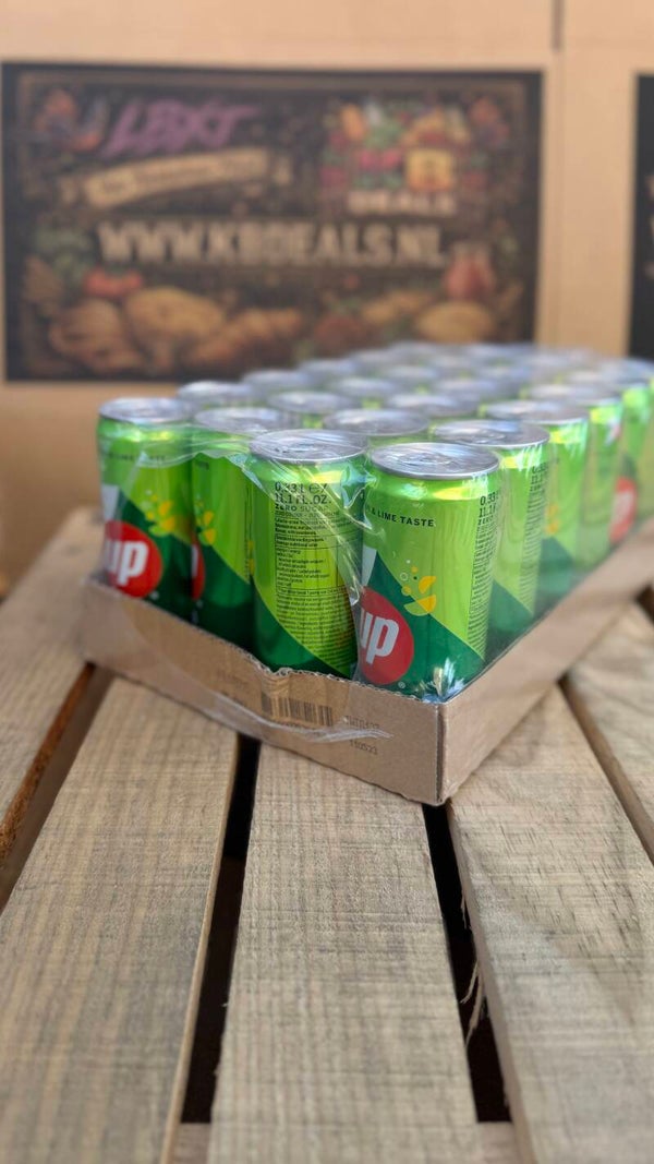 Tray 7up Lemon Lime