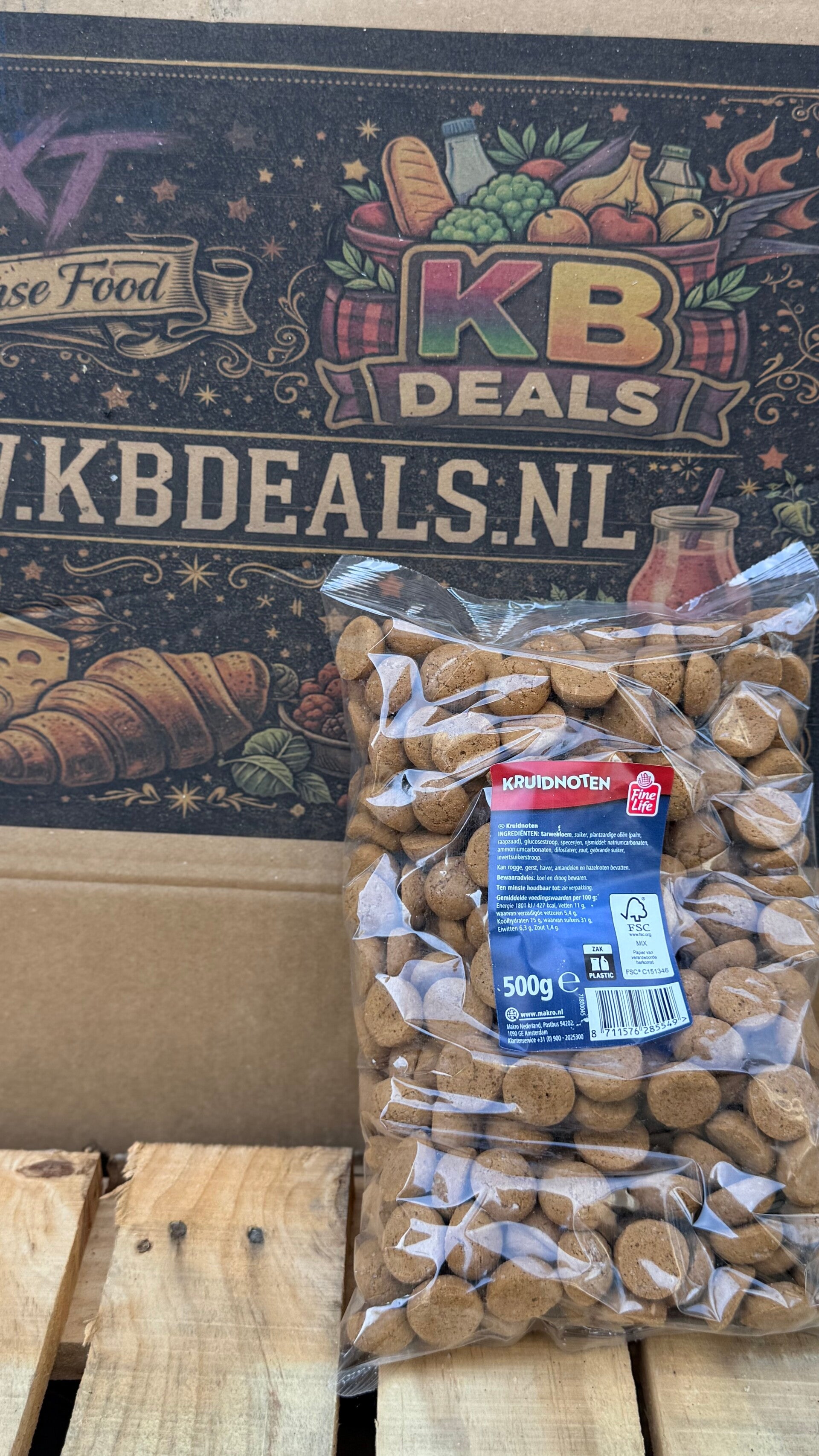 Zak Kruidnoten Halve Kilo