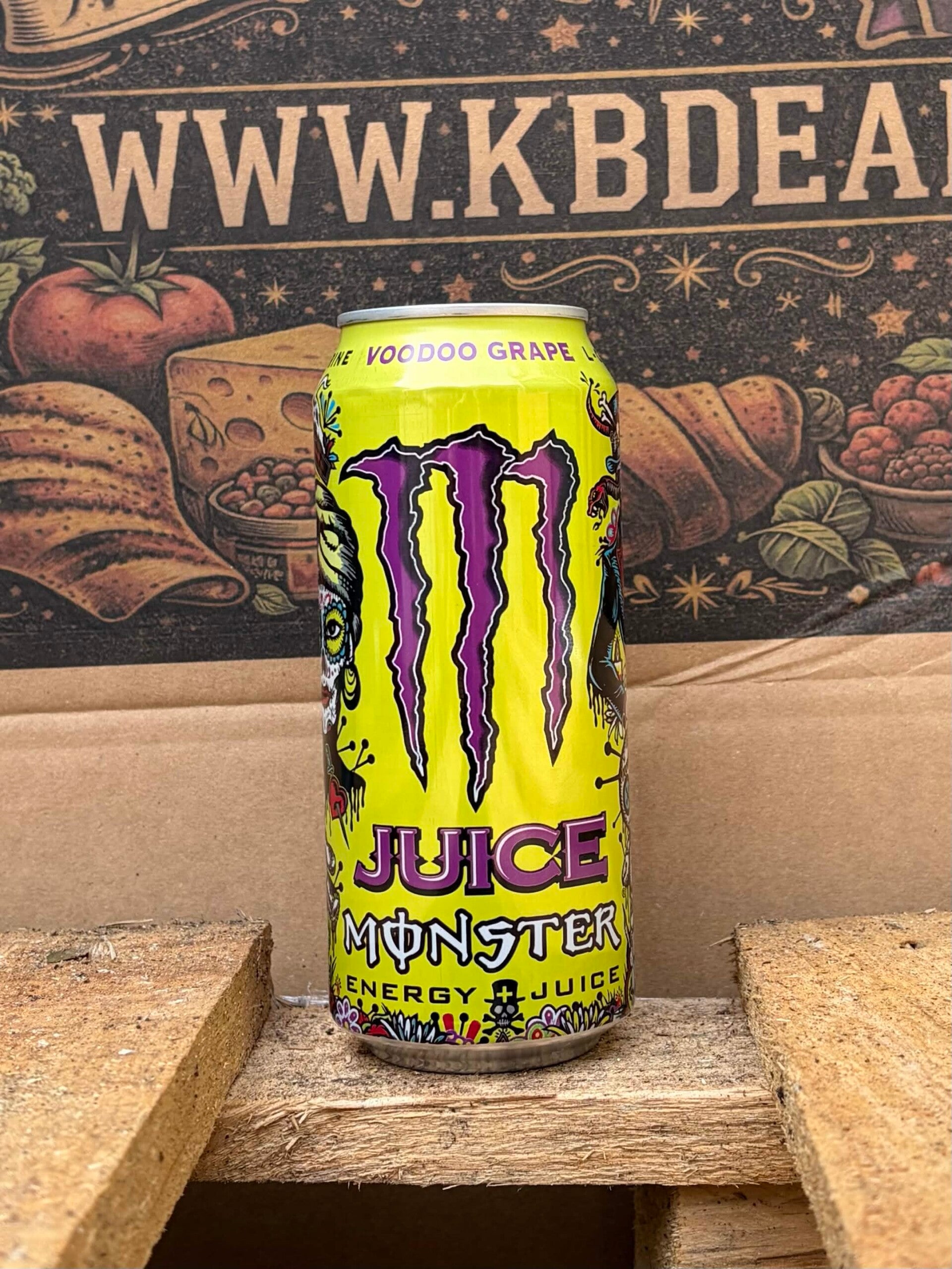Monster energy voodoo grape