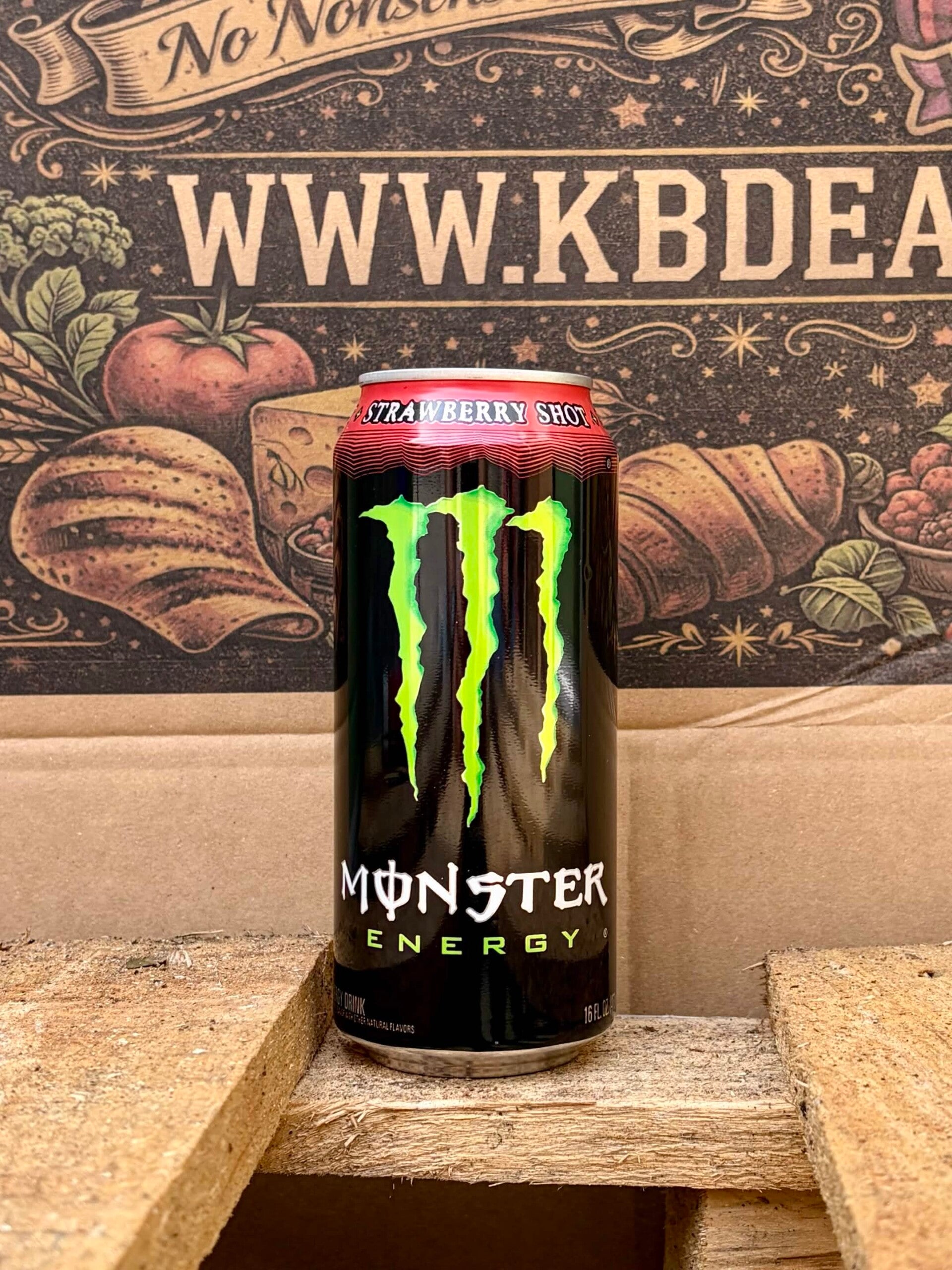 monster energy Strawberry shot // incl statiegeld