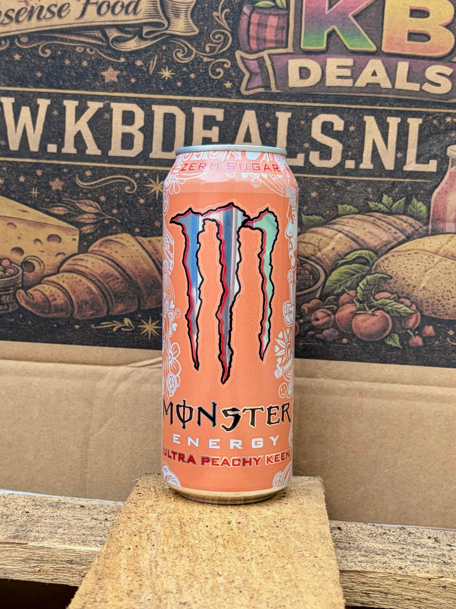 Monster energy ultra peachy keen // INCL STATIEGELD