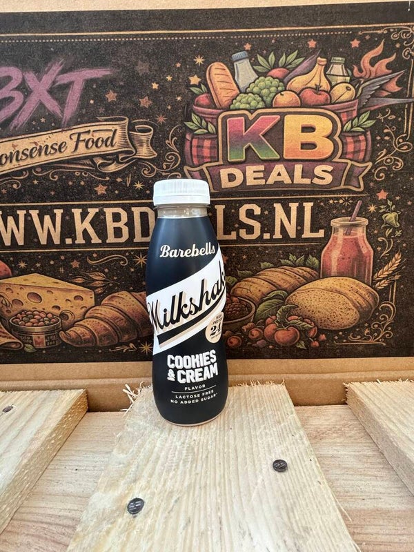 barebells milkshake proteine cookies & cream