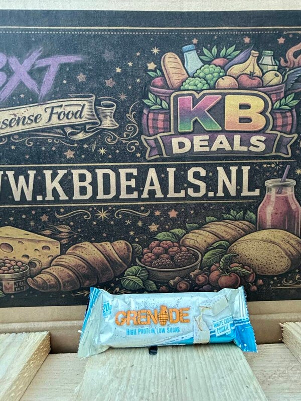 grenade proteine bar white choco