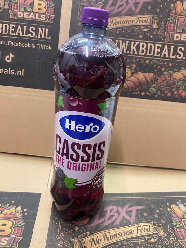 Hero cassis fles 1,25lt