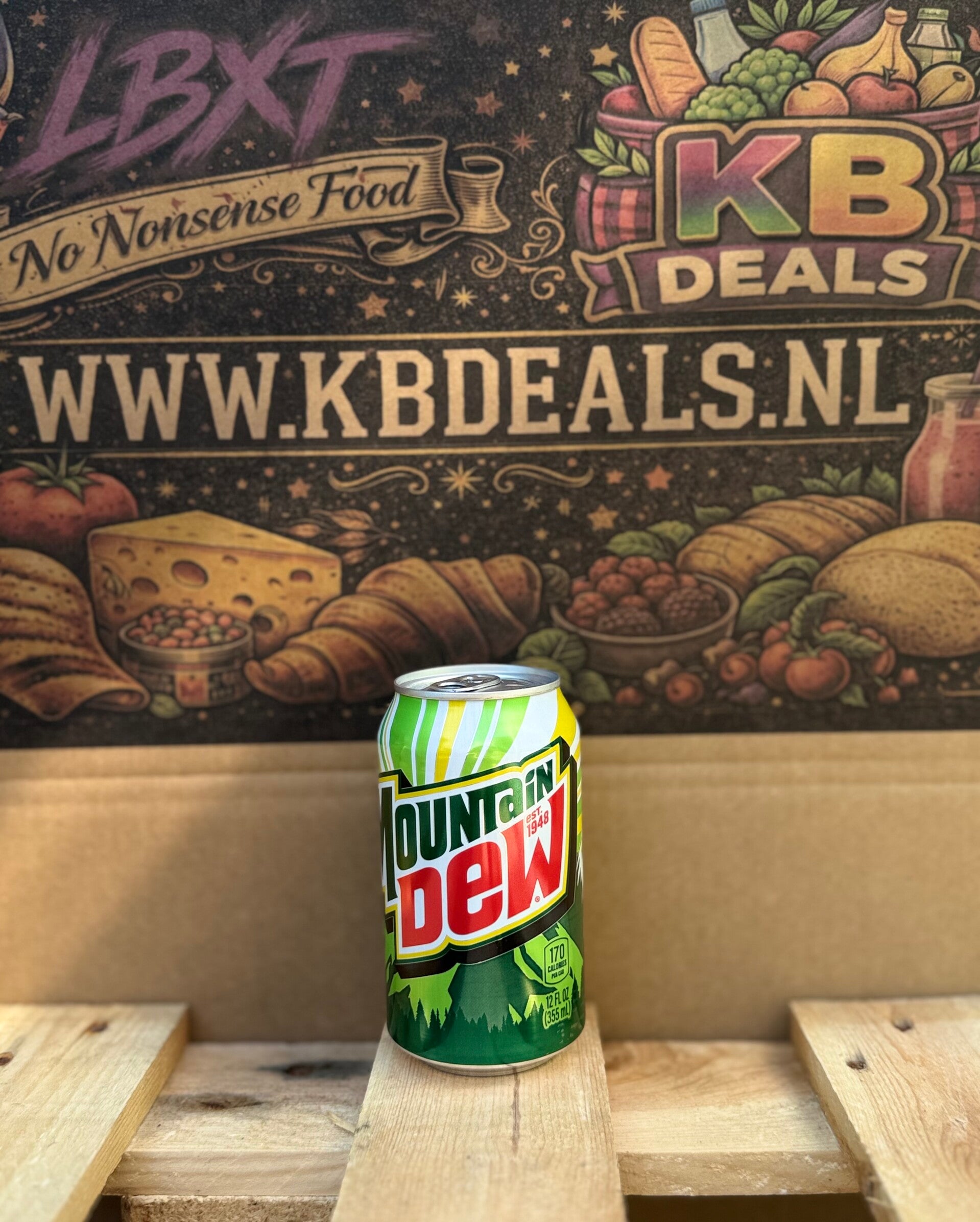 mountain dew origineel // incl statiegeld blik