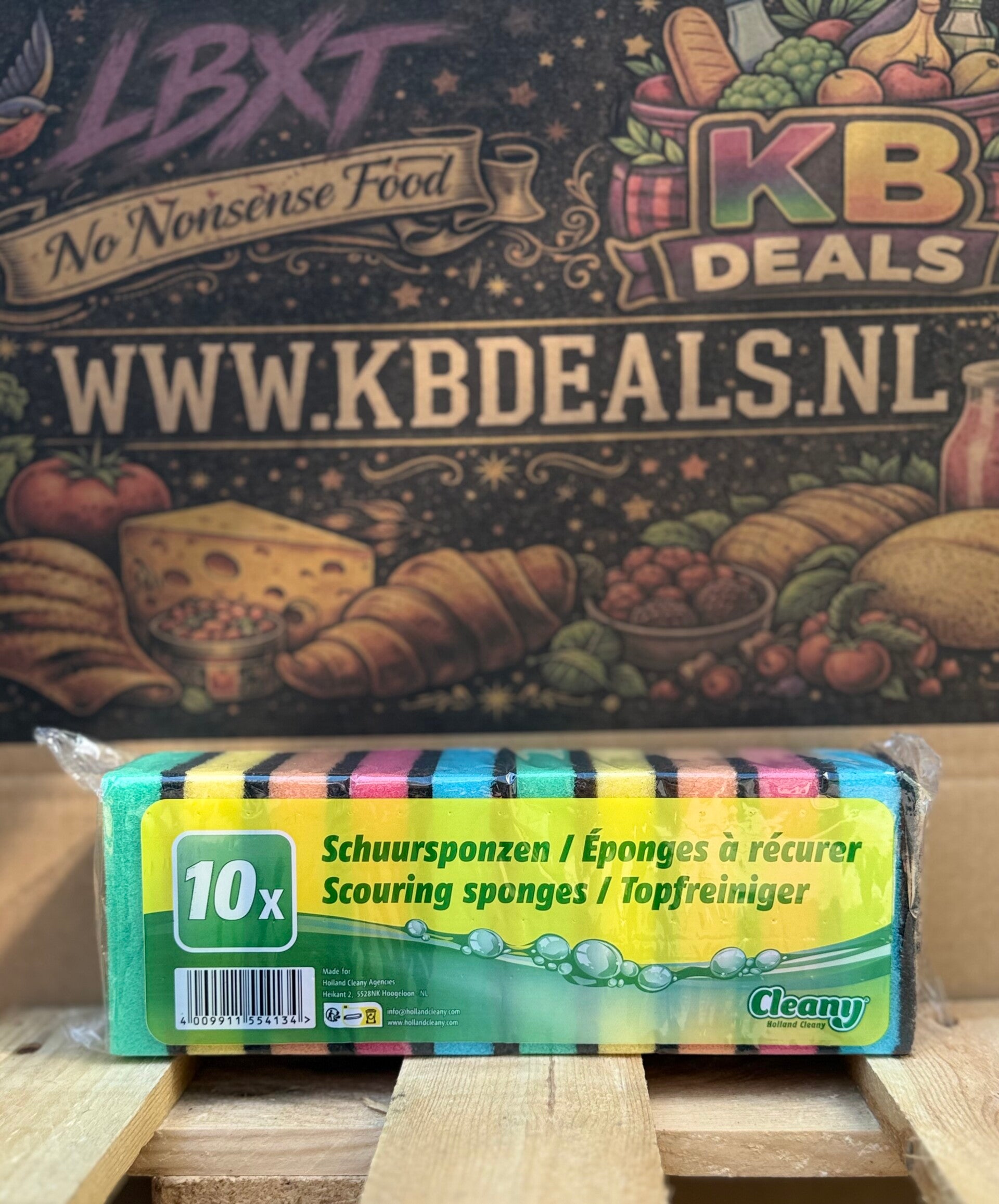 schuursponsjes pak van 10